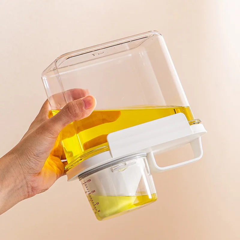 Sealed Containers for Rice, Cereals and even Oil! Keep your kitchen clean.