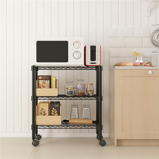 Three-layer Metal Rack - Kitchen and Dining Room.